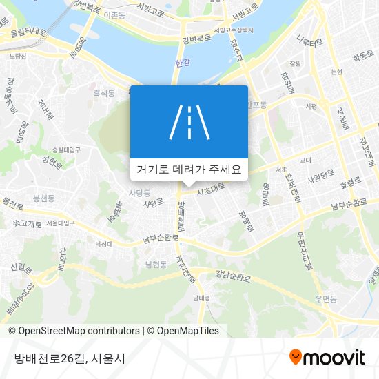 방배천로26길 지도