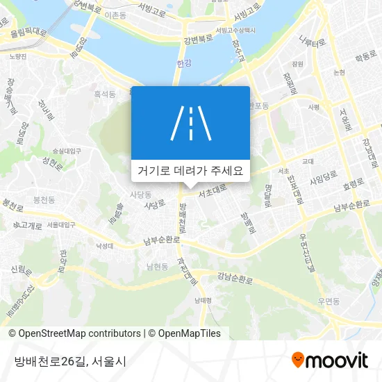 방배천로26길 지도