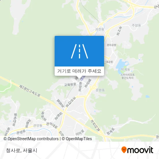 청사로 지도