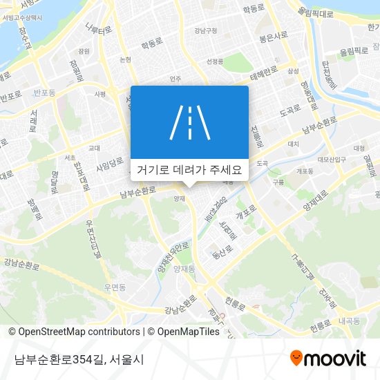 남부순환로354길 지도