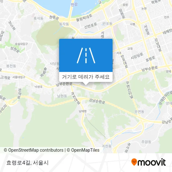 효령로4길 지도