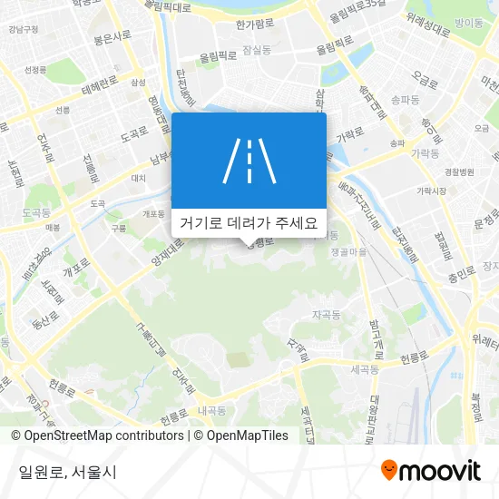 일원로 지도