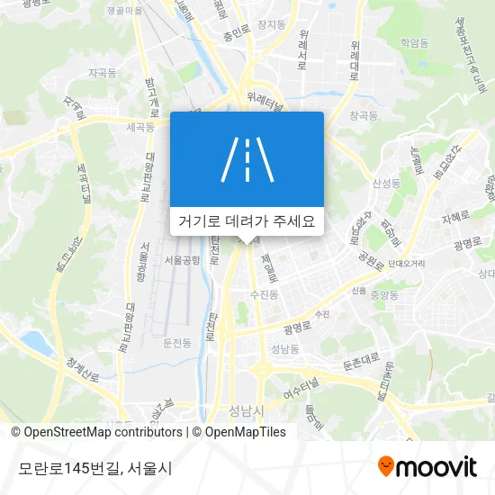 모란로145번길 지도