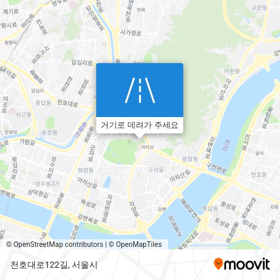 천호대로122길 지도