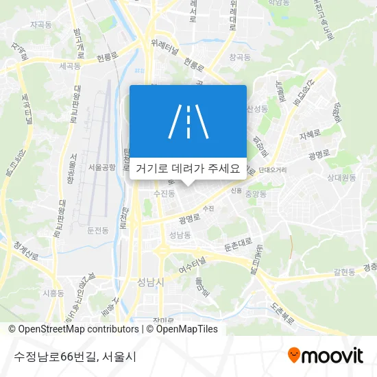 수정남로66번길 지도