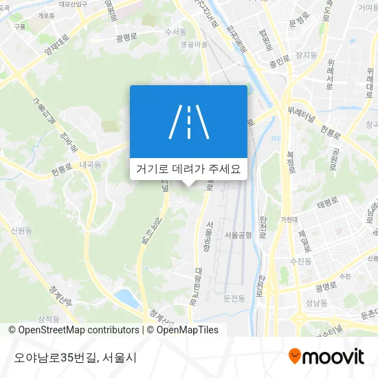 오야남로35번길 지도