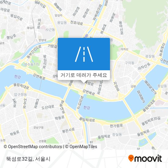 뚝섬로32길 지도