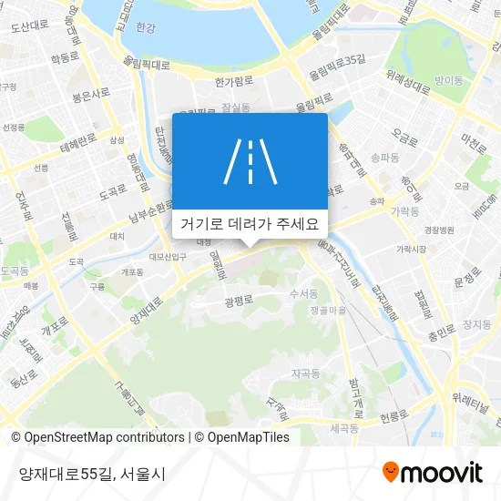 양재대로55길 지도