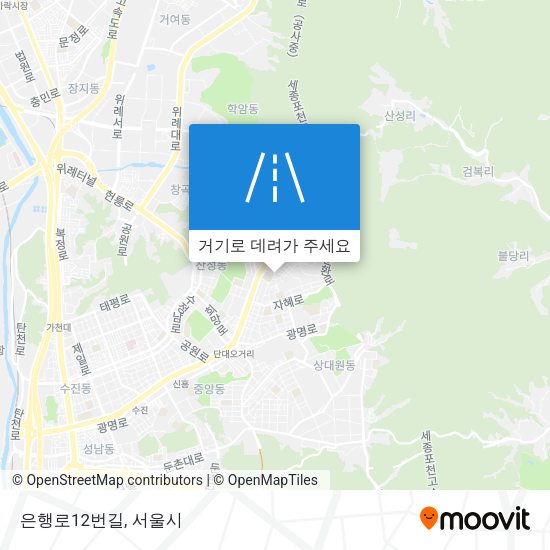 은행로12번길 지도