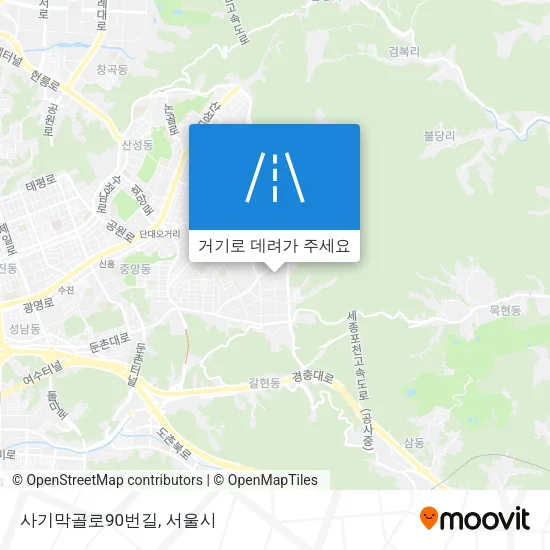 사기막골로90번길 지도