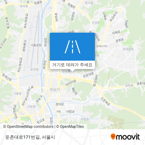 둔촌대로171번길 지도