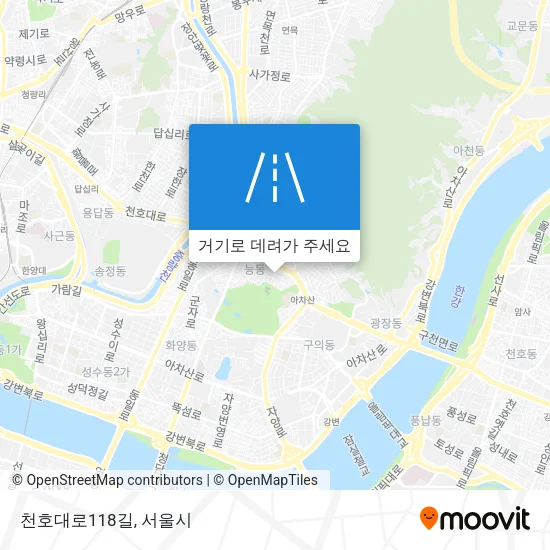 천호대로118길 지도