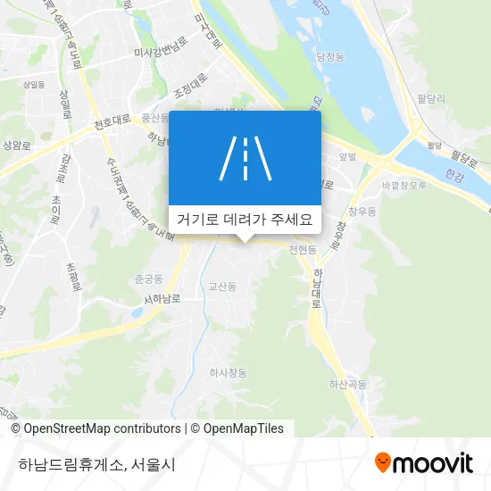 하남드림휴게소 지도