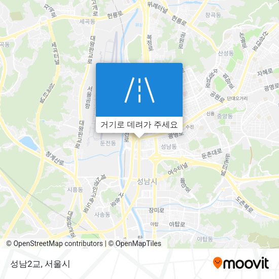 성남2교 지도