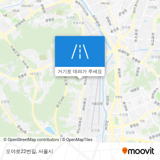 오야로22번길 지도