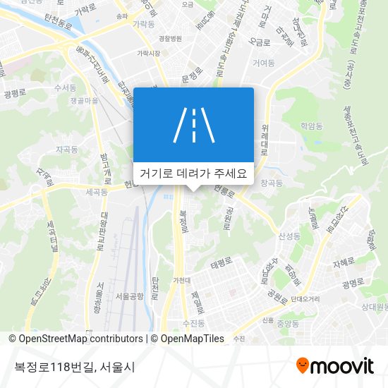복정로118번길 지도