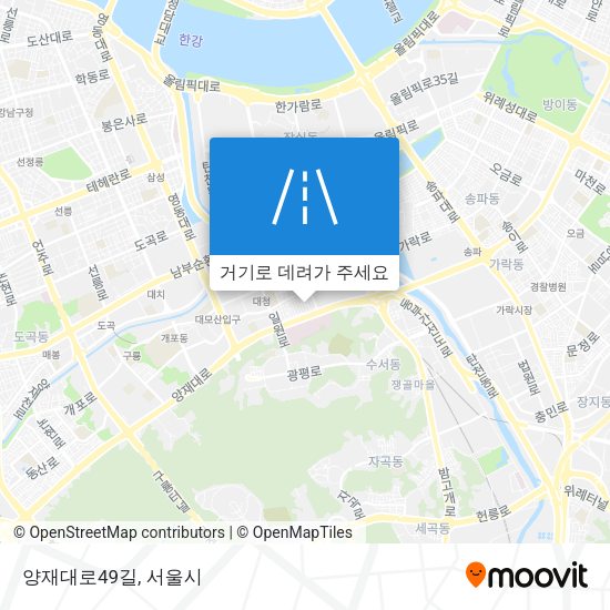 양재대로49길 지도