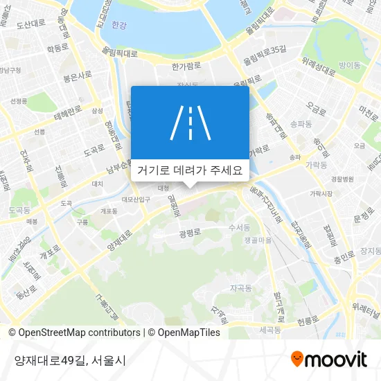 양재대로49길 지도