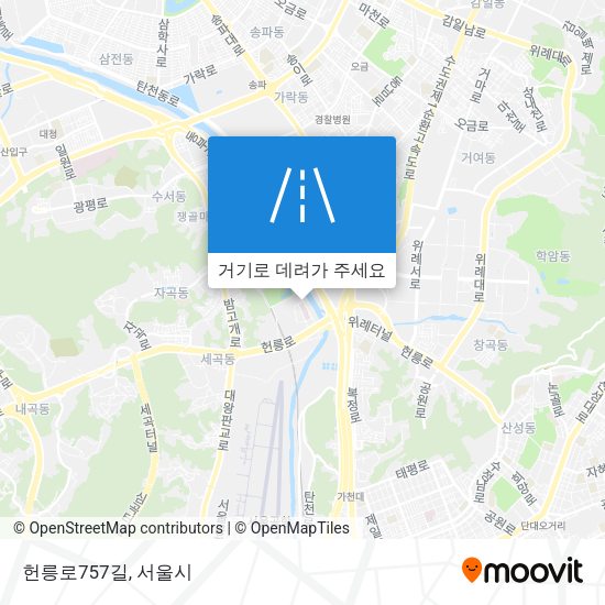헌릉로757길 지도