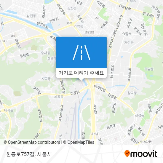 헌릉로757길 지도