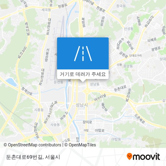 둔촌대로69번길 지도