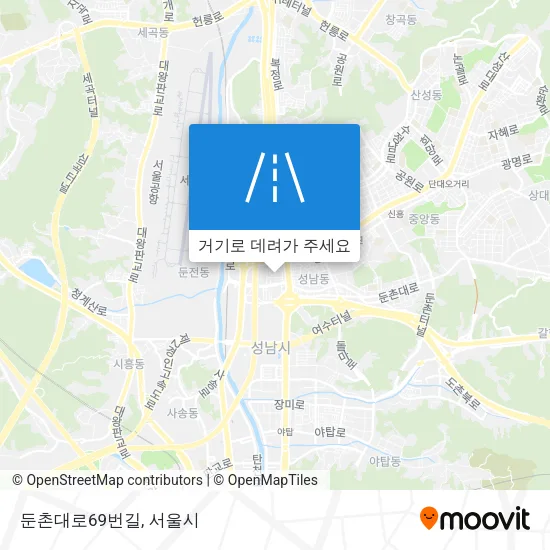 둔촌대로69번길 지도