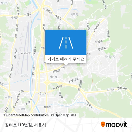 원터로110번길 지도