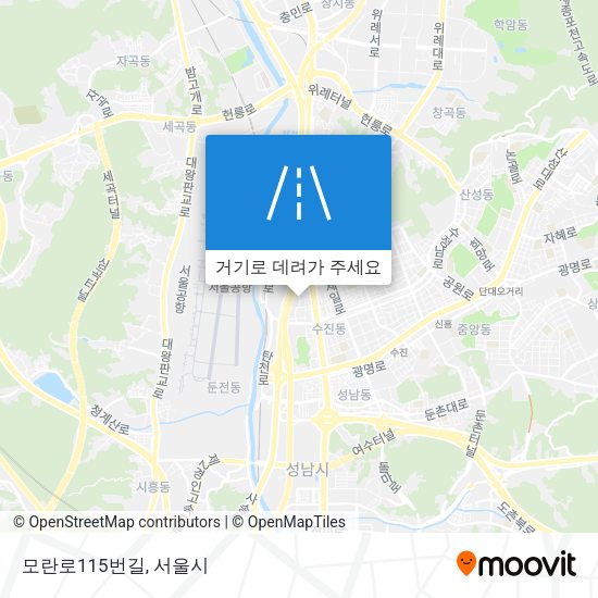 모란로115번길 지도