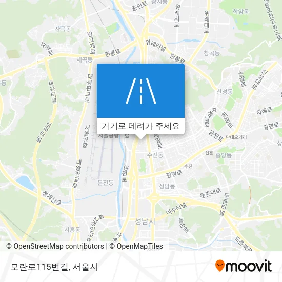 모란로115번길 지도