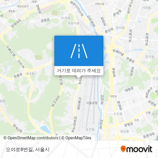 오야로8번길 지도