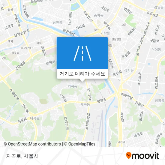 자곡로 지도