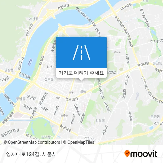 양재대로124길 지도