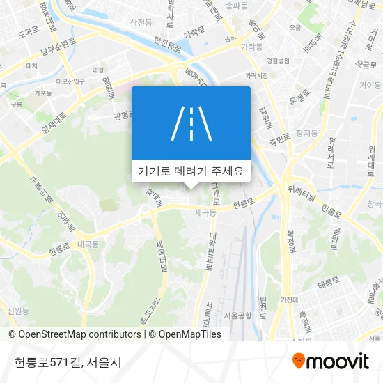 헌릉로571길 지도