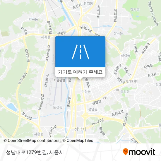 성남대로1279번길 지도