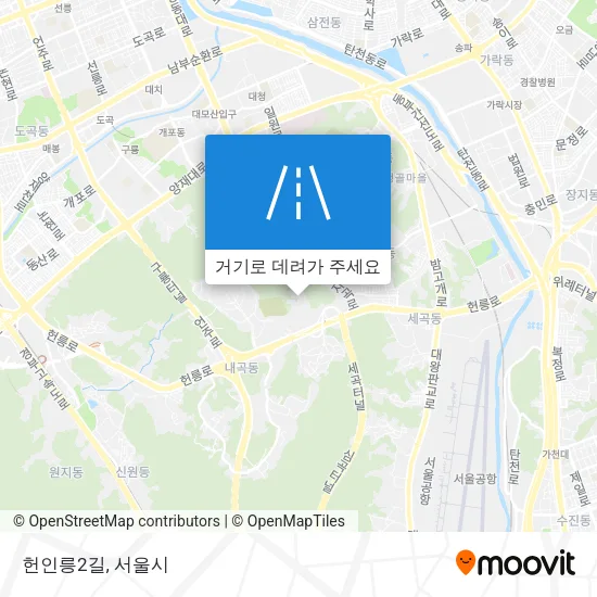 헌인릉2길 지도