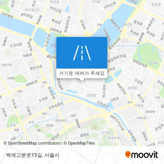 백제고분로15길 지도