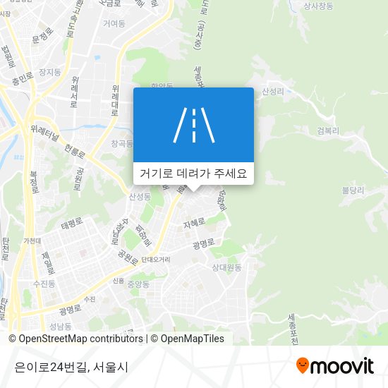 은이로24번길 지도