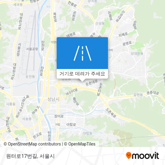 원터로17번길 지도