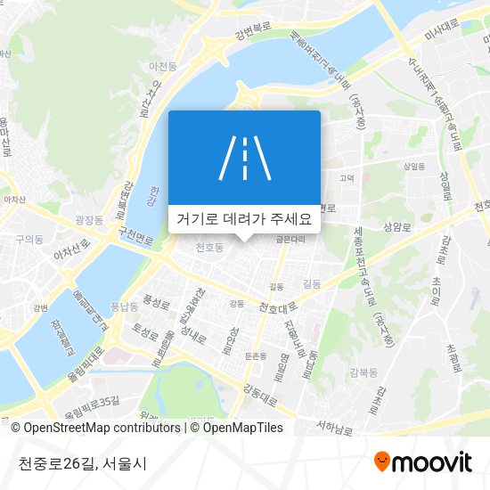 천중로26길 지도