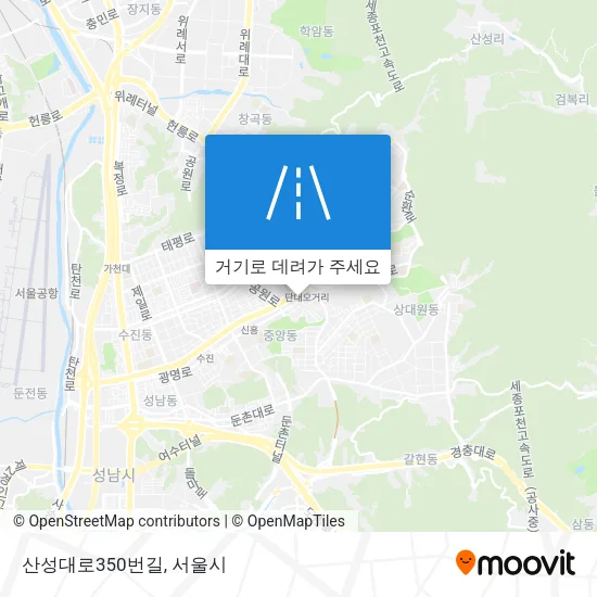 산성대로350번길 지도