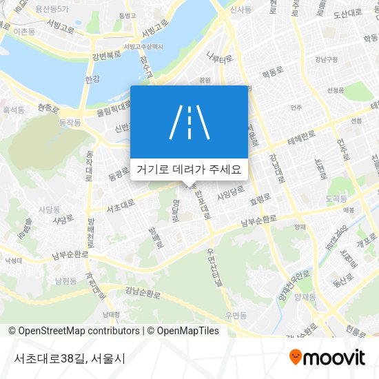 서초대로38길 지도