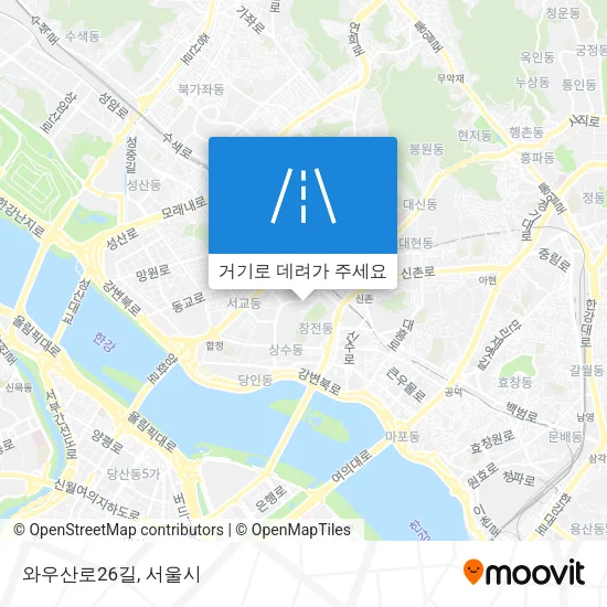와우산로26길 지도