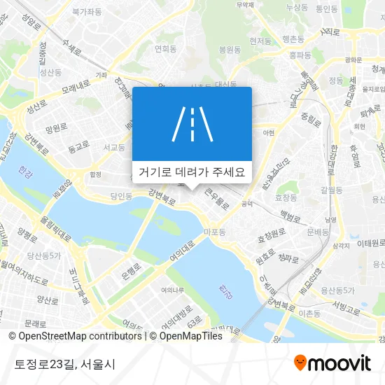 토정로23길 지도