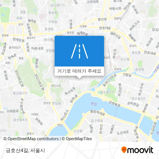금호산4길 지도