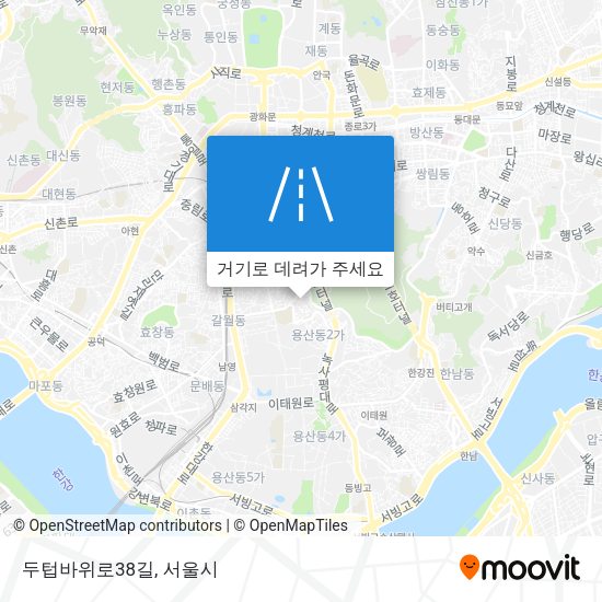 두텁바위로38길 지도