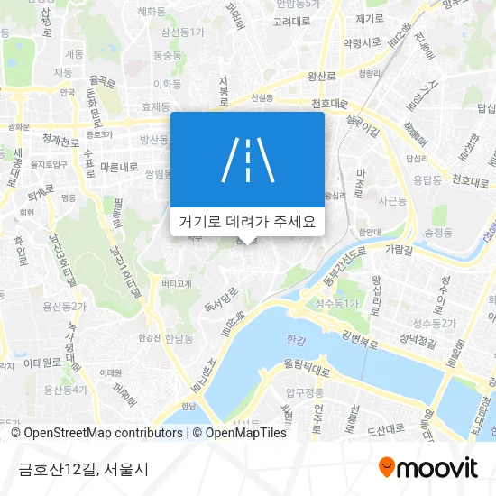 금호산12길 지도