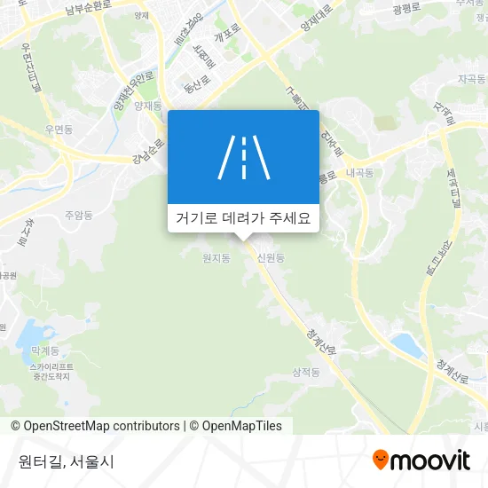 원터길 지도