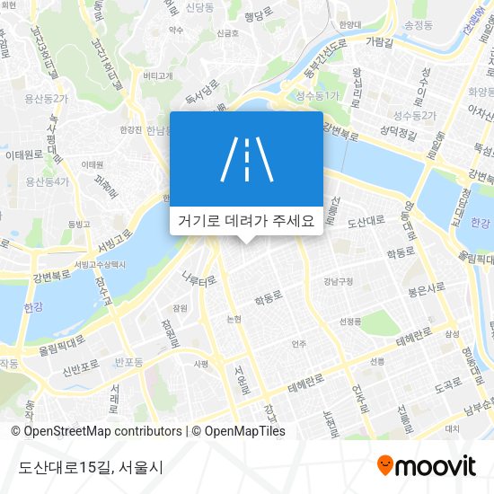 도산대로15길 지도