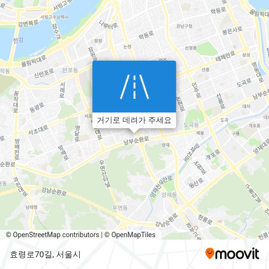 효령로70길 지도