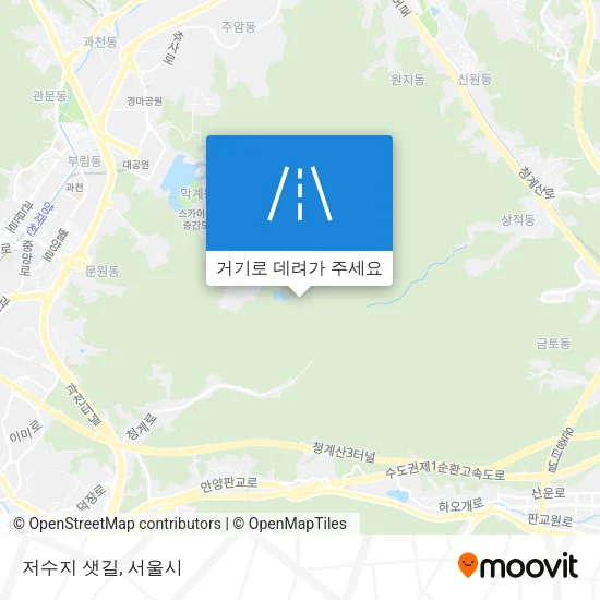 저수지 샛길 지도